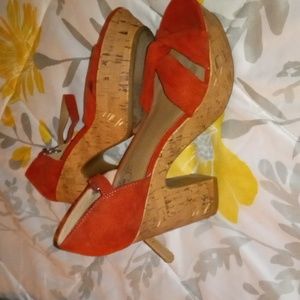 Women's chunky heels shoes size 9